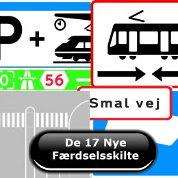De nye færdselsskilte